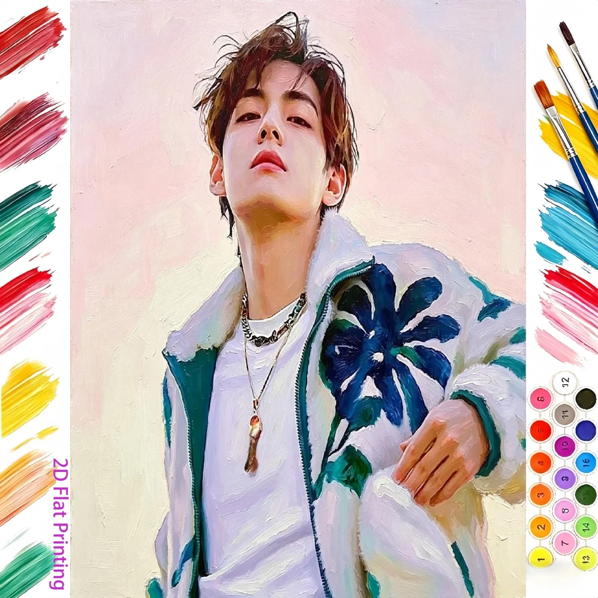 Korean Arts And Lifestyle - Kit de pintura por números de
